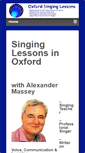 Mobile Screenshot of oxfordsinginglessons.co.uk